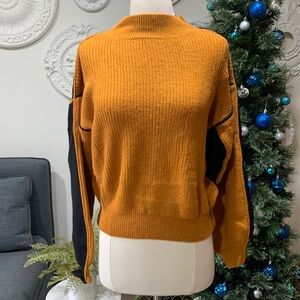 Dramatic color sweater